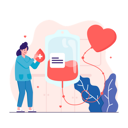 پیش‌نمایش فایل nurse-donates-her-blood-to-blood-bag-9307620 از پک اهداکنندگان خون