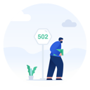 پیش‌نمایش فایل bad-gateway-502-9829856 از پک صفحه خطا جلد 01