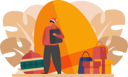 پیش‌نمایش فایل young-man-going-for-christmas-shopping-6935387 از پک جشن کریسمس