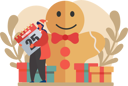 پیش‌نمایش فایل celebrating-christmas-flat-design-6935680 از پک جشن کریسمس
