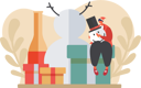پیش‌نمایش فایل man-holding-snowman-6935707 از پک جشن کریسمس