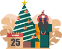 پیش‌نمایش فایل girl-holding-christmas-gift-6935747 از پک جشن کریسمس