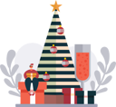 پیش‌نمایش فایل man-celebrate-christmas-party-6935744 از پک جشن کریسمس