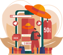 پیش‌نمایش فایل m-commerce-7250363 از پک تجارت الکترونیک