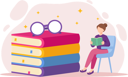 پیش‌نمایش فایل girl-reading-book-8532850 از پک روز جهانی کتاب