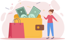 پیش‌نمایش فایل woman-doing-shopping-8785701 از پک سرگرمی‌های آخر هفته