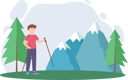 پیش‌نمایش فایل man-hiking-8804200 از پک سرگرمی‌های آخر هفته