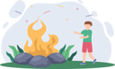 پیش‌نمایش فایل man-with-bonfire-8804293 از پک سرگرمی‌های آخر هفته