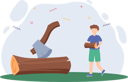 پیش‌نمایش فایل man-with-wood-block-8804290 از پک سرگرمی‌های آخر هفته