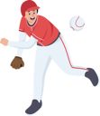 پیش‌نمایش فایل baseball-player-8908821 از پک کاراکتر ورزش و ورزش