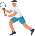 پیش‌نمایش فایل tennis-player-8908806 از پک کاراکتر ورزش و ورزش