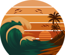 پیش‌نمایش فایل tropical-paradise-9064986 از پک وینتیج رترو