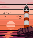 پیش‌نمایش فایل beach-sunset-9064880 از پک وینتیج رترو