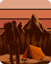 پیش‌نمایش فایل wild-camp-9064866 از پک وینتیج رترو