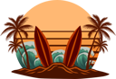 پیش‌نمایش فایل wild-surfing-waves-surfing-island-9064861 از پک وینتیج رترو
