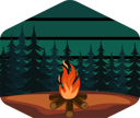 پیش‌نمایش فایل campfire-outdoors-9064828 از پک وینتیج رترو