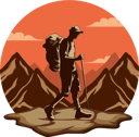 پیش‌نمایش فایل mountain-adventure-9032062 از پک وینتیج رترو