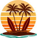 پیش‌نمایش فایل surfing-beach-9032059 از پک وینتیج رترو