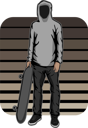 پیش‌نمایش فایل skaters-9030909 از پک وینتیج رترو