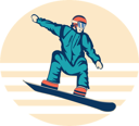 پیش‌نمایش فایل extreme-sport-snowboarding-9430404 از پک وینتیج رترو