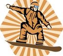 پیش‌نمایش فایل snow-riders-9430406 از پک وینتیج رترو