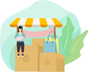 پیش‌نمایش فایل woman-purchasing-product-online-7173659 از پک تجارت الکترونیک
