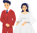پیش‌نمایش فایل bride-and-groom-in-wedding-ceremony-8162825 از پک شخصیت عروسی