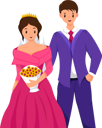 پیش‌نمایش فایل bride-and-groom-wedding-day-8162811 از پک شخصیت عروسی
