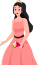 پیش‌نمایش فایل happy-bride-with-flower-bouquet-8162823 از پک شخصیت عروسی