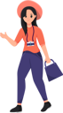 پیش‌نمایش فایل female-traveler-8163267 از پک شخصیت سفر