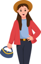 پیش‌نمایش فایل female-traveler-holding-purse-8163288 از پک شخصیت سفر