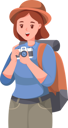 پیش‌نمایش فایل woman-traveling-with-camera-8163268 از پک شخصیت سفر