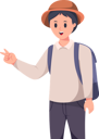 پیش‌نمایش فایل young-man-traveler-with-backpack-8163282 از پک شخصیت سفر