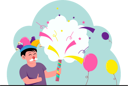 پیش‌نمایش فایل boy-holding-paper-confetti-8185445 از پک دروغ اول آوریل
