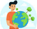 پیش‌نمایش فایل boy-is-celebrating-earth-day-8379149 از پک روز زمین