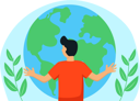 پیش‌نمایش فایل boy-is-raising-awareness-for-earth-day-8379156 از پک روز زمین