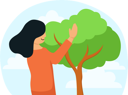 پیش‌نمایش فایل girl-celebrates-earth-day-8379150 از پک روز زمین