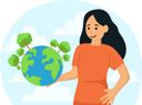 پیش‌نمایش فایل girl-is-participating-in-earth-day-activities-8379151 از پک روز زمین