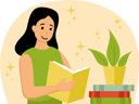 پیش‌نمایش فایل girl-reading-book-8533592 از پک روز جهانی کتاب