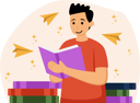 پیش‌نمایش فایل person-reading-book-8533590 از پک روز جهانی کتاب