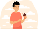 پیش‌نمایش فایل boy-eating-ice-cream-8810577 از پک روز جهانی شکلات
