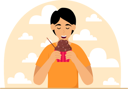 پیش‌نمایش فایل boy-eating-ice-cream-8809315 از پک روز جهانی شکلات