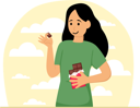 پیش‌نمایش فایل girl-with-chocolate-8809317 از پک روز جهانی شکلات