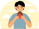 پیش‌نمایش فایل boy-eating-ice-cream-8809631 از پک روز جهانی شکلات
