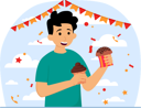 پیش‌نمایش فایل boy-eating-ice-cream-8810591 از پک روز جهانی شکلات
