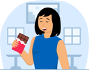 پیش‌نمایش فایل woman-eating-chocolate-8810593 از پک روز جهانی شکلات