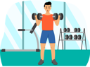 پیش‌نمایش فایل male-weightlifter-8887346 از پک ورزش و ورزش