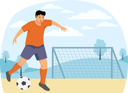 پیش‌نمایش فایل boy-playing-soccer-8884694 از پک ورزش و ورزش