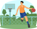 پیش‌نمایش فایل basketball-player-8886872 از پک ورزش و ورزش