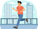 پیش‌نمایش فایل man-jogging-on-road-8886869 از پک ورزش و ورزش